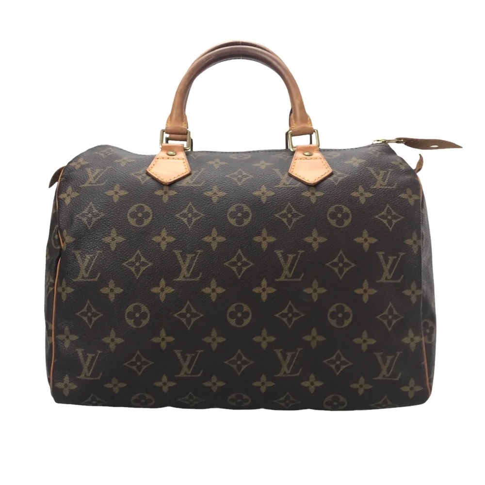 Louis Vuitton Monogram Speedy 30 with lock and key!